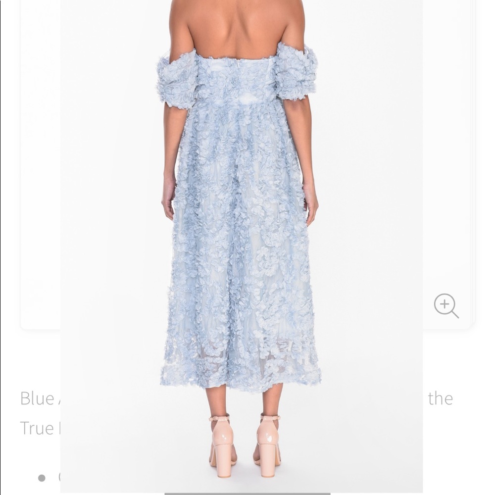NWT - True Decadence Blue Maxi Dress - Picture 2 of 3